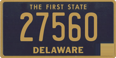 DE license plate 27560