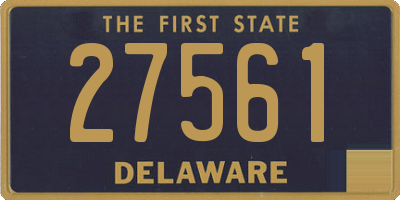 DE license plate 27561