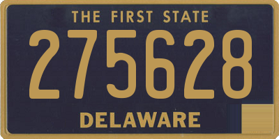 DE license plate 275628