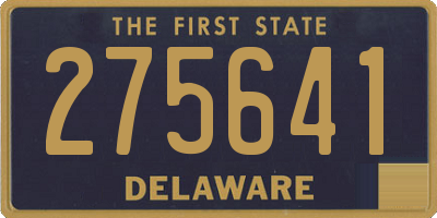 DE license plate 275641