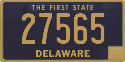 DE license plate 27565