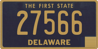 DE license plate 27566