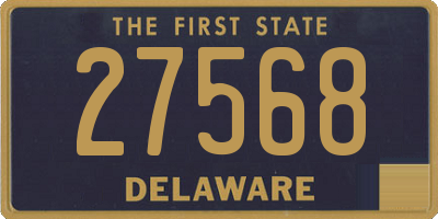 DE license plate 27568