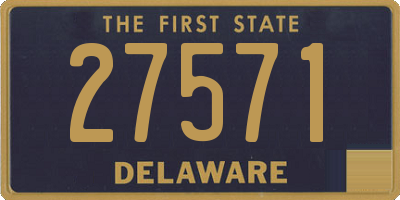 DE license plate 27571