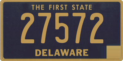 DE license plate 27572