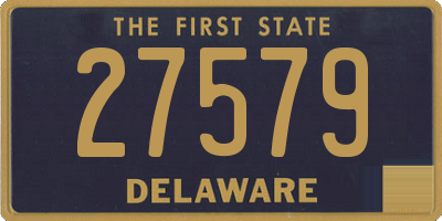 DE license plate 27579