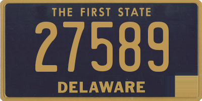 DE license plate 27589