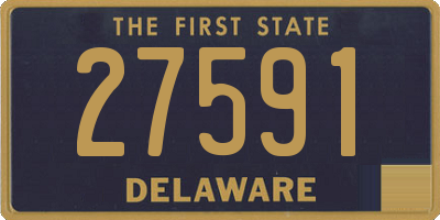 DE license plate 27591