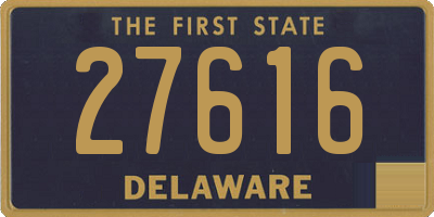 DE license plate 27616