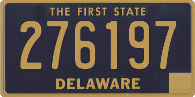 DE license plate 276197