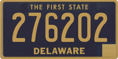 DE license plate 276202