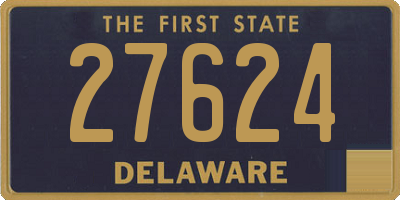 DE license plate 27624