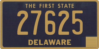 DE license plate 27625