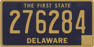 DE license plate 276284