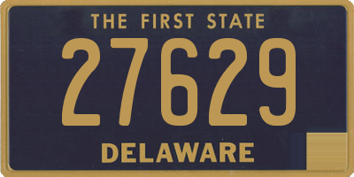 DE license plate 27629