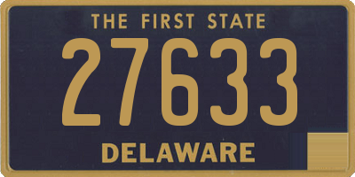 DE license plate 27633