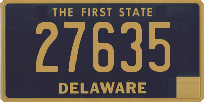 DE license plate 27635