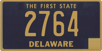 DE license plate 2764