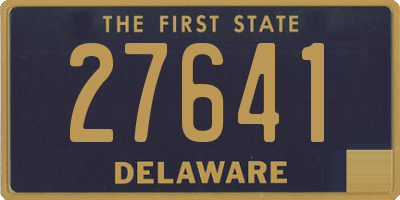 DE license plate 27641