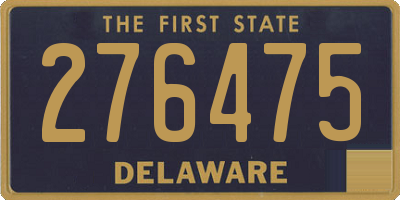 DE license plate 276475