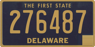 DE license plate 276487