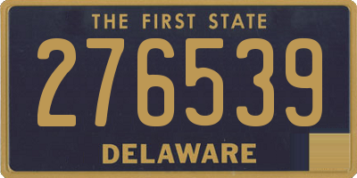 DE license plate 276539