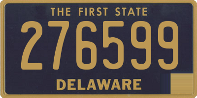 DE license plate 276599