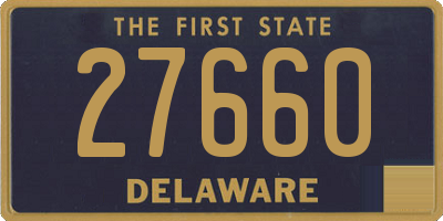 DE license plate 27660