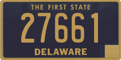 DE license plate 27661