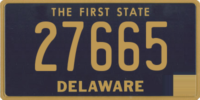 DE license plate 27665