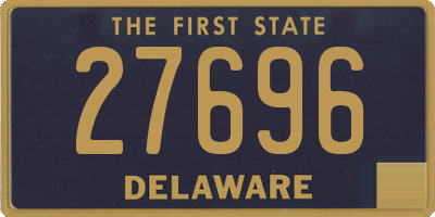 DE license plate 27696