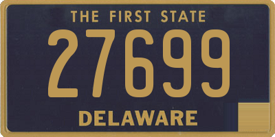 DE license plate 27699