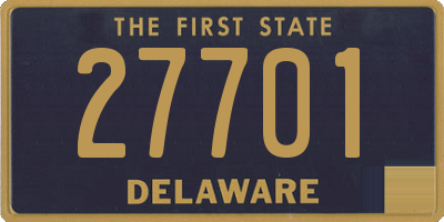 DE license plate 27701