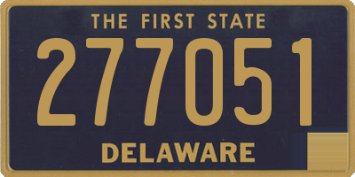 DE license plate 277051