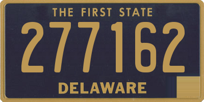 DE license plate 277162