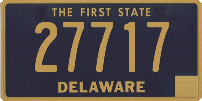DE license plate 27717