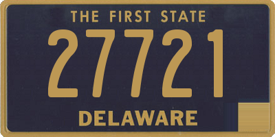 DE license plate 27721