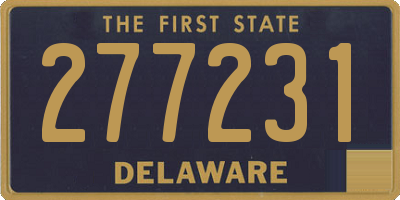 DE license plate 277231