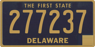 DE license plate 277237