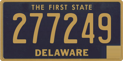 DE license plate 277249