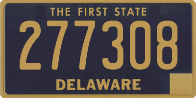 DE license plate 277308