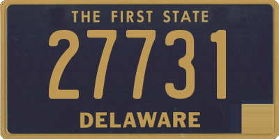 DE license plate 27731