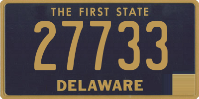 DE license plate 27733