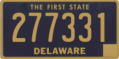 DE license plate 277331