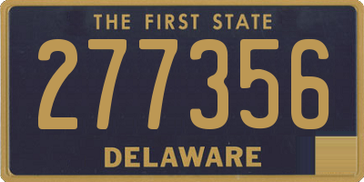 DE license plate 277356