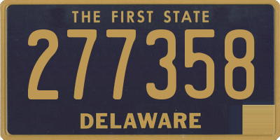 DE license plate 277358