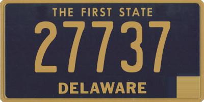 DE license plate 27737