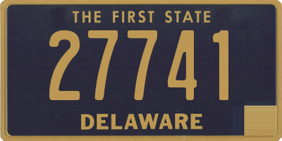 DE license plate 27741
