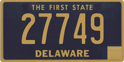 DE license plate 27749