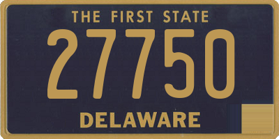 DE license plate 27750